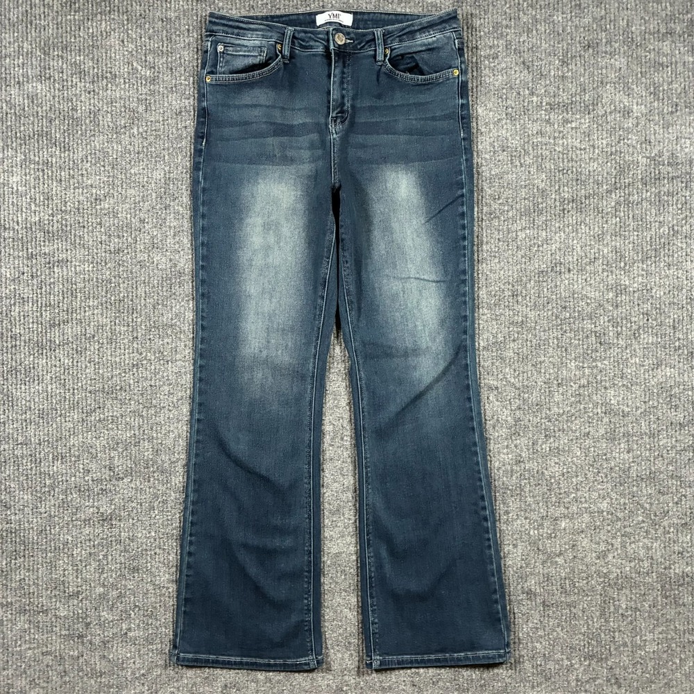 YMI Womens Bootcut Jeans Size 15/32‎ Medium Wash Denim Stretch Mid Rise